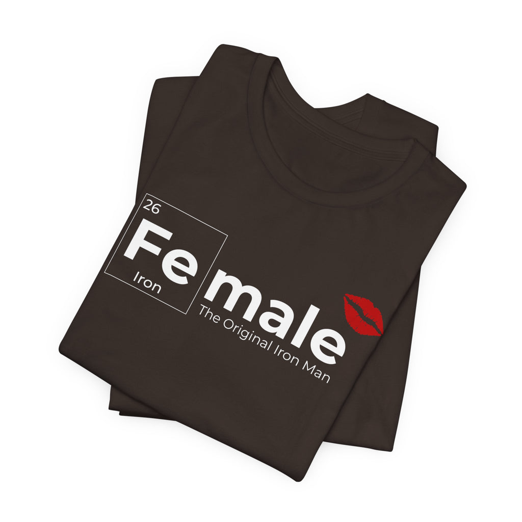 Tshhirt FeMale The Original Iron Man Unisex Jersey Short Sleeve Tee