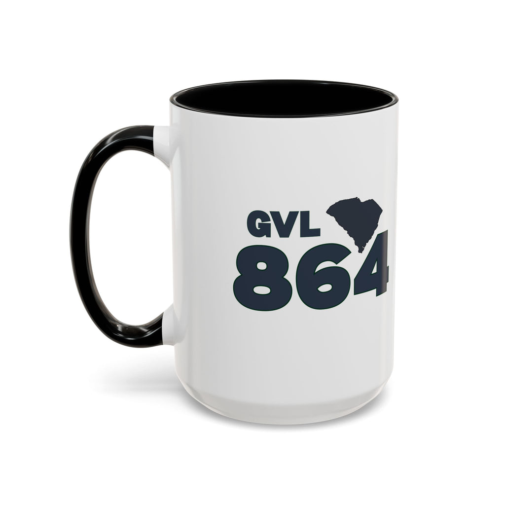 Greenville SC Accent Coffee Mug  GVL 864 Greenville South Carolina 11 and 15oz