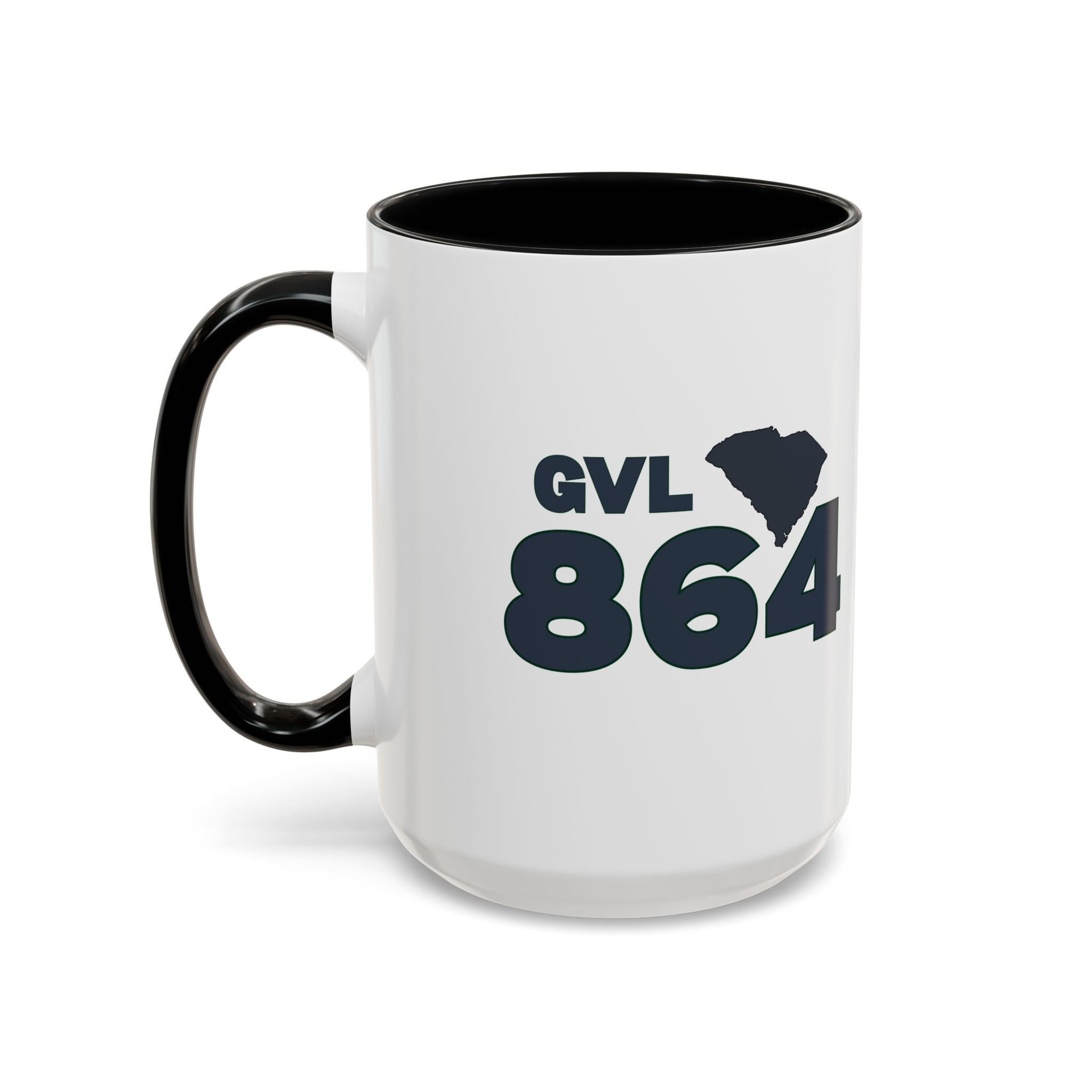 Greenville SC Accent Coffee Mug  GVL 864 Greenville South Carolina 11 and 15oz