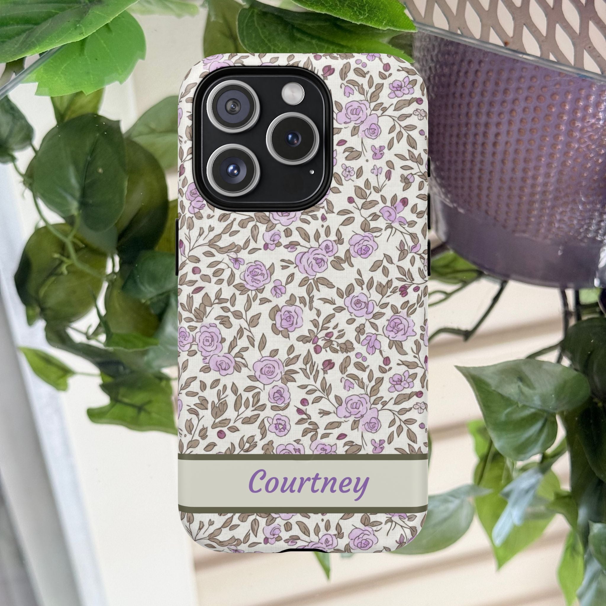 Fierce Purple iPhone Case — Tough Magnetic Protective Case