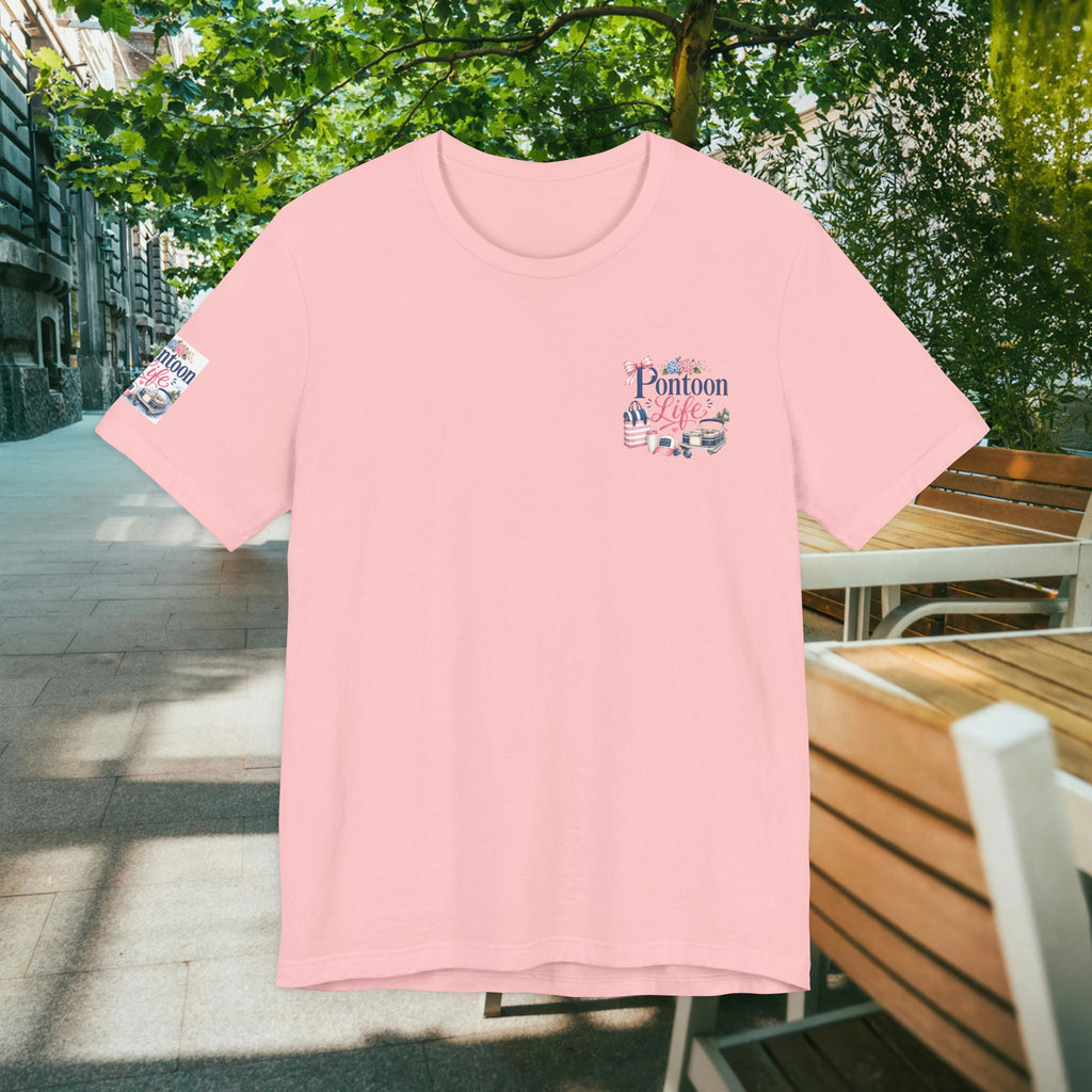 Pontoon Life T-Shirt Nautical Boating Graphic Tee