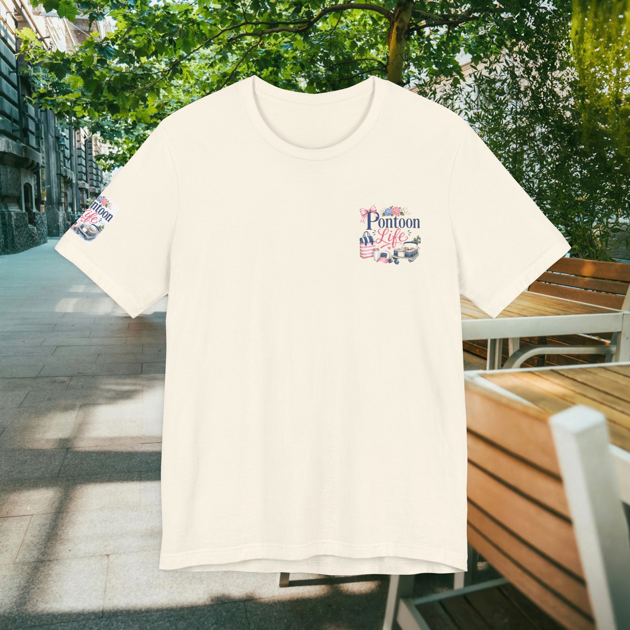 Pontoon Life T-Shirt Nautical Boating Graphic Tee