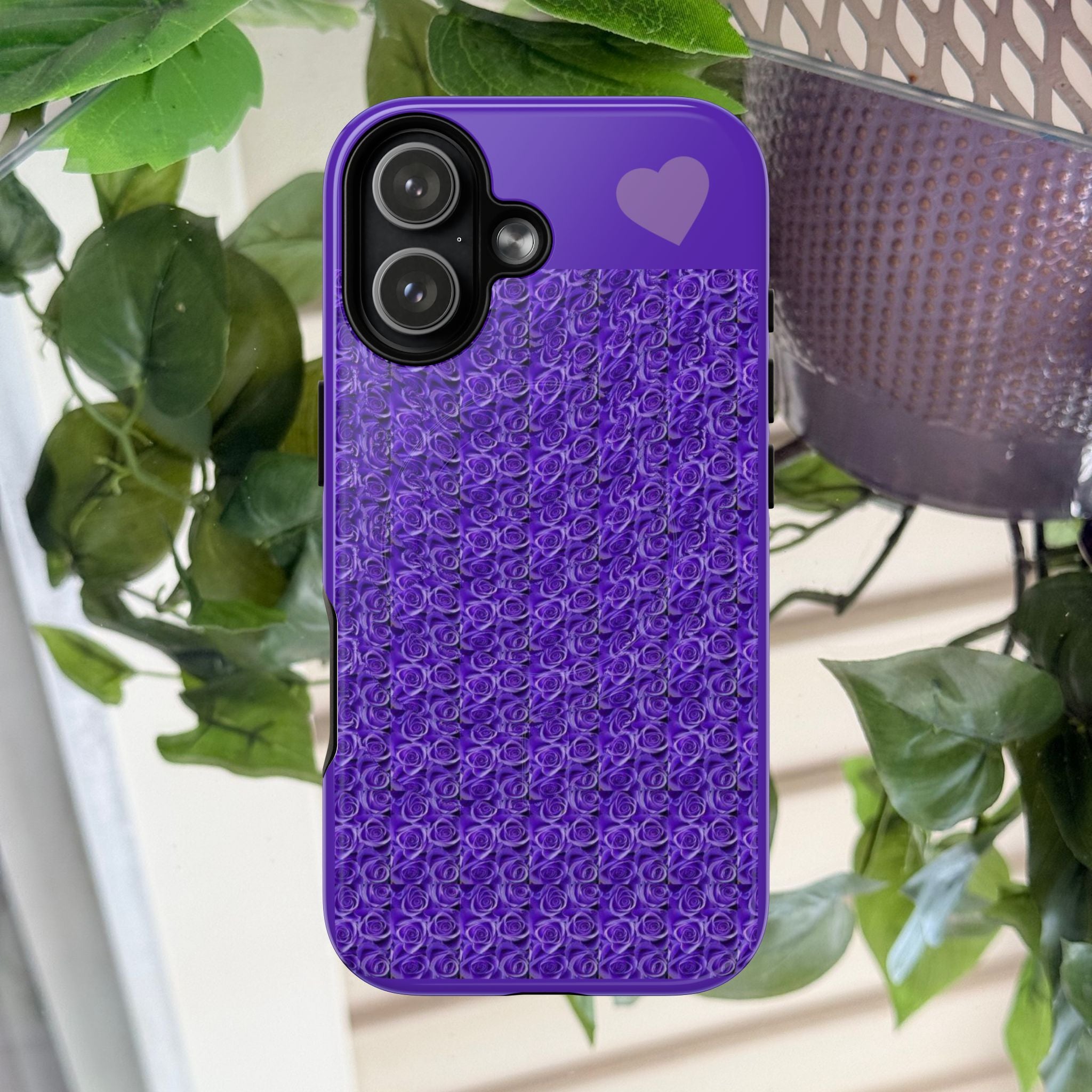 Magic-Eye Hidden Heart Tough Mag Phone Case
