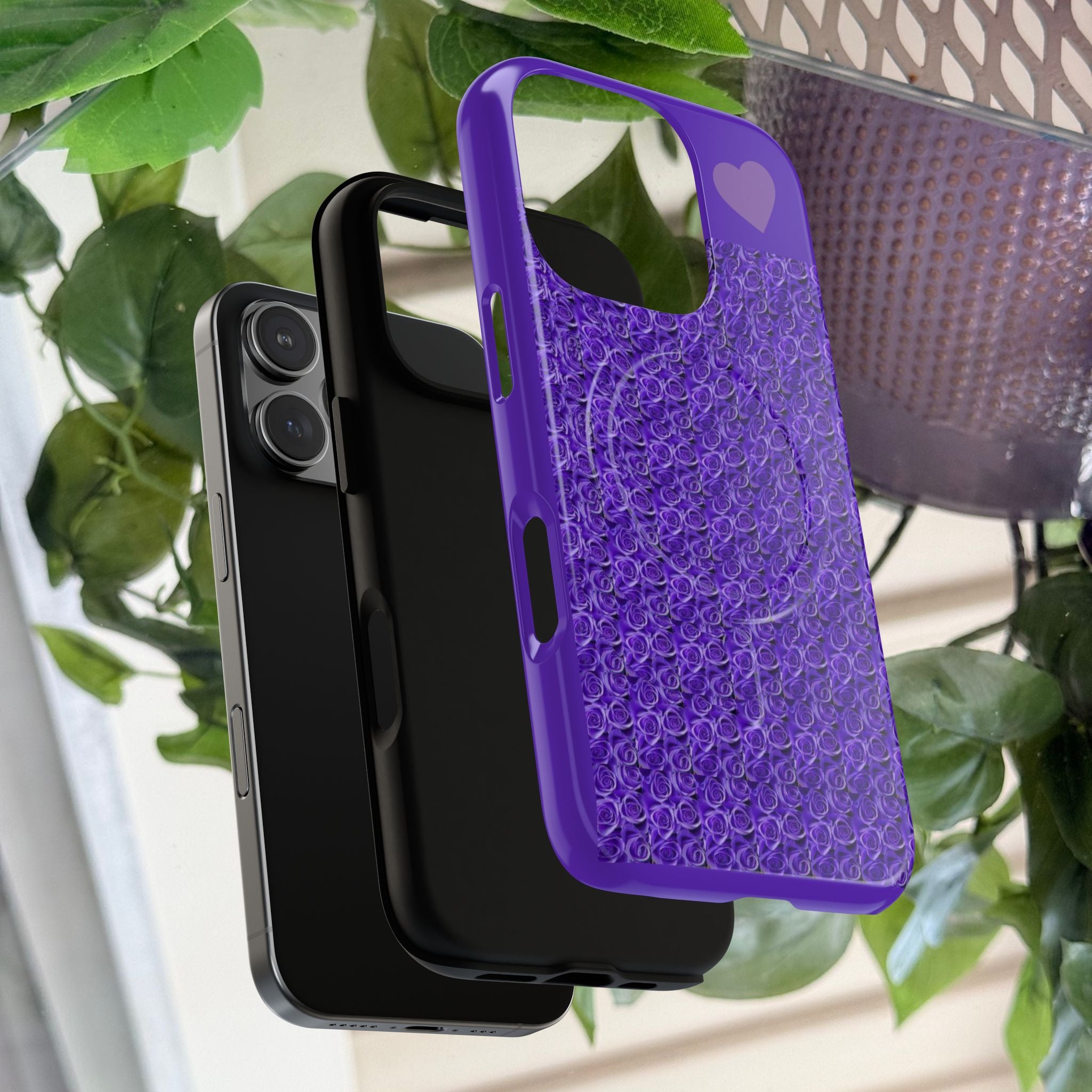 Magic-Eye Hidden Heart Tough Mag Phone Case