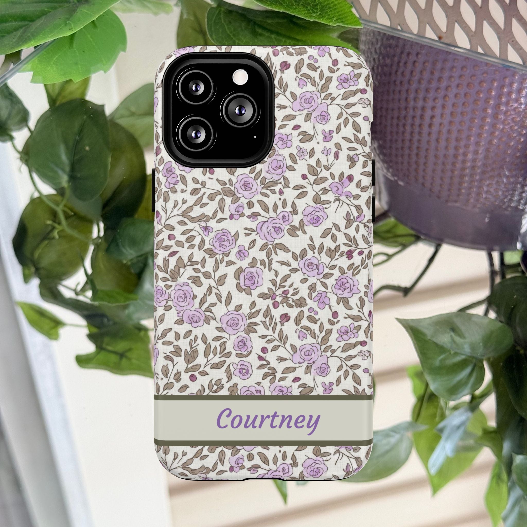 Fierce Purple iPhone Case — Tough Magnetic Protective Case