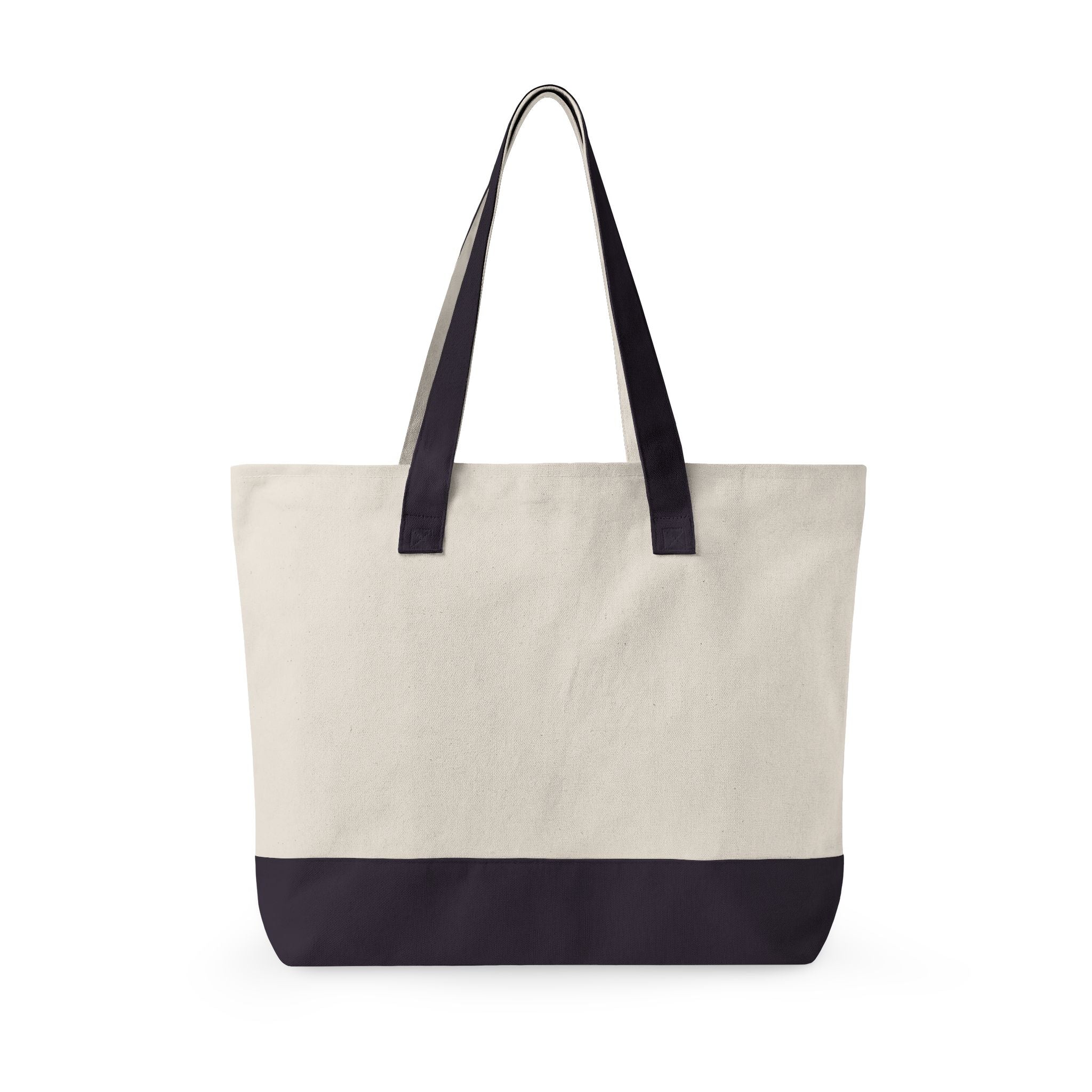 Personalized Canvas Tote Bag — Monogram MLW, Durable Everyday Market Bag