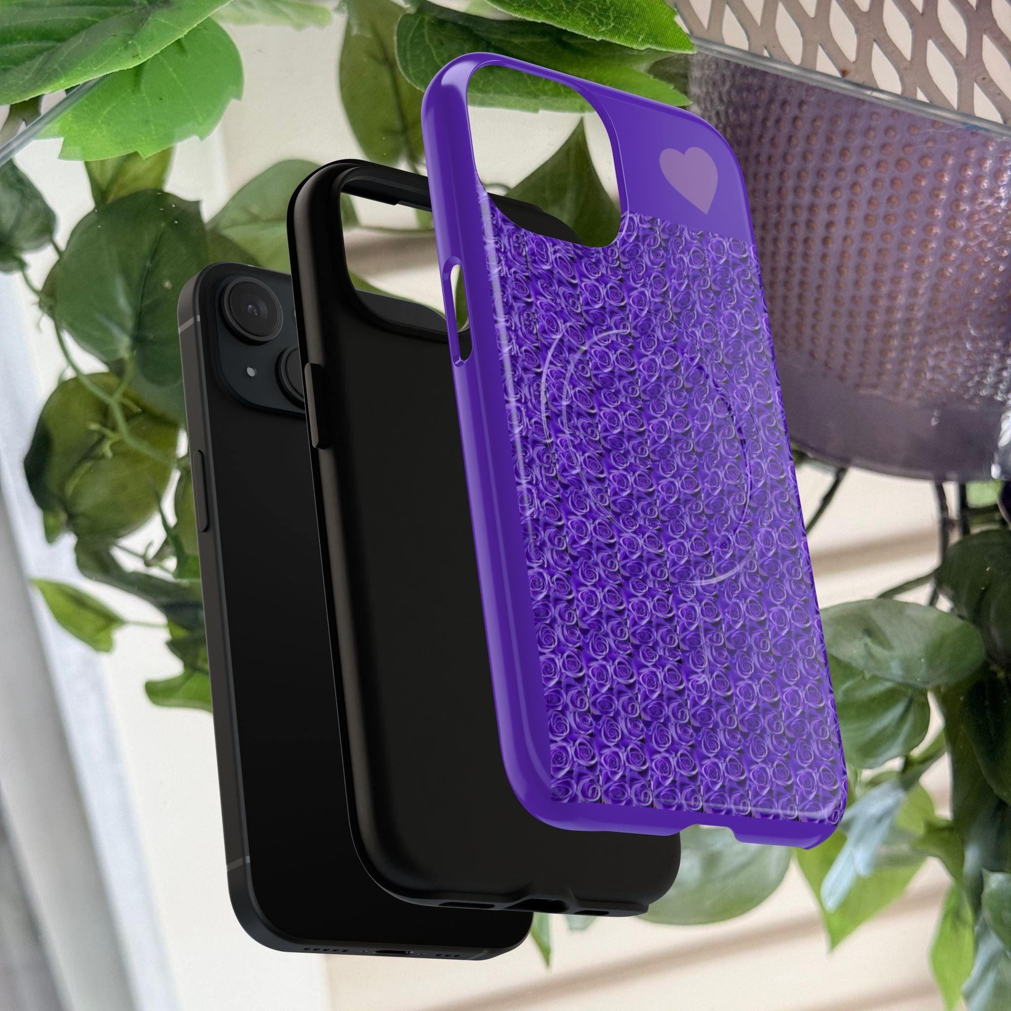 Magic-Eye Hidden Heart Tough Mag Phone Case