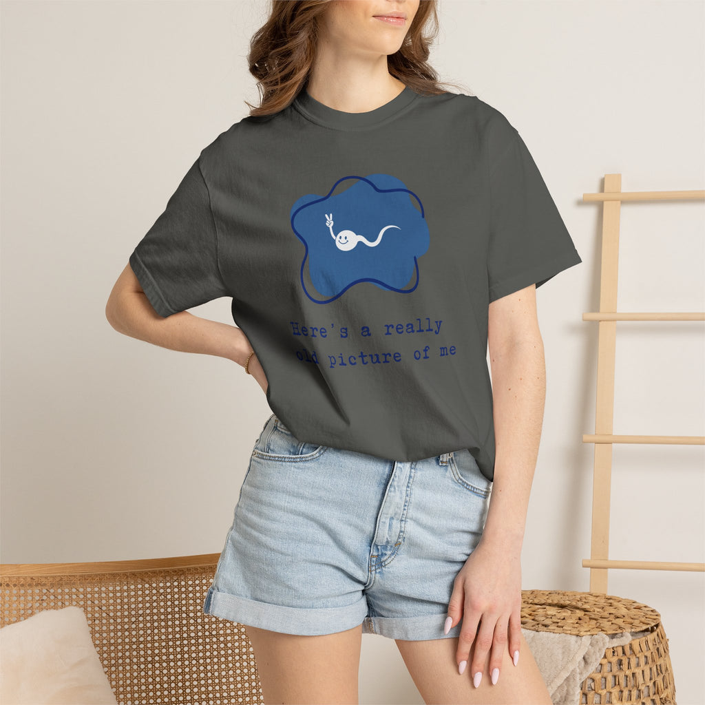 A really old picture of me Tshirt Cute Sperm Cartoon Tee