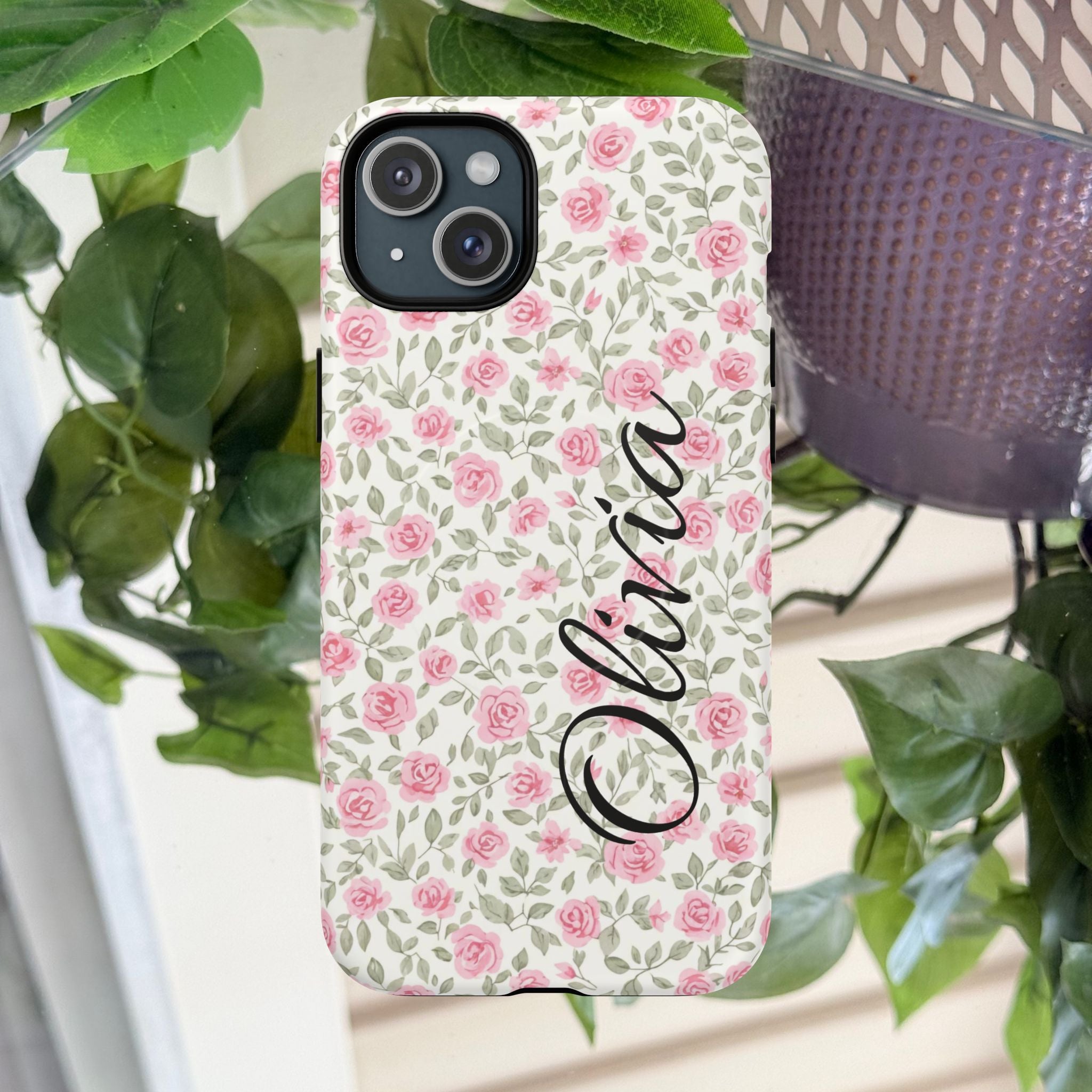 Pink Roses Magnetic Phone Case