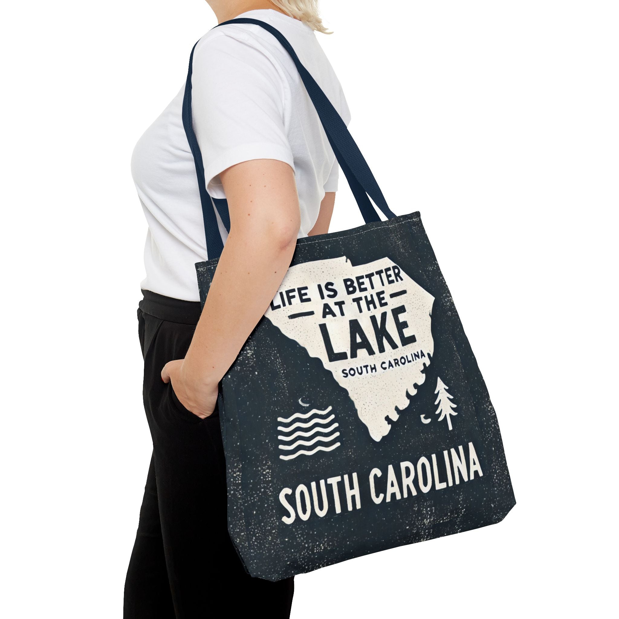 Life Is Better at the Lake South Carolina Tote Bag