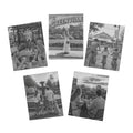 The 864 Upstate SC Greeting Cards (5-Pack) — Pencil Sketch Notecards, Blank Inside