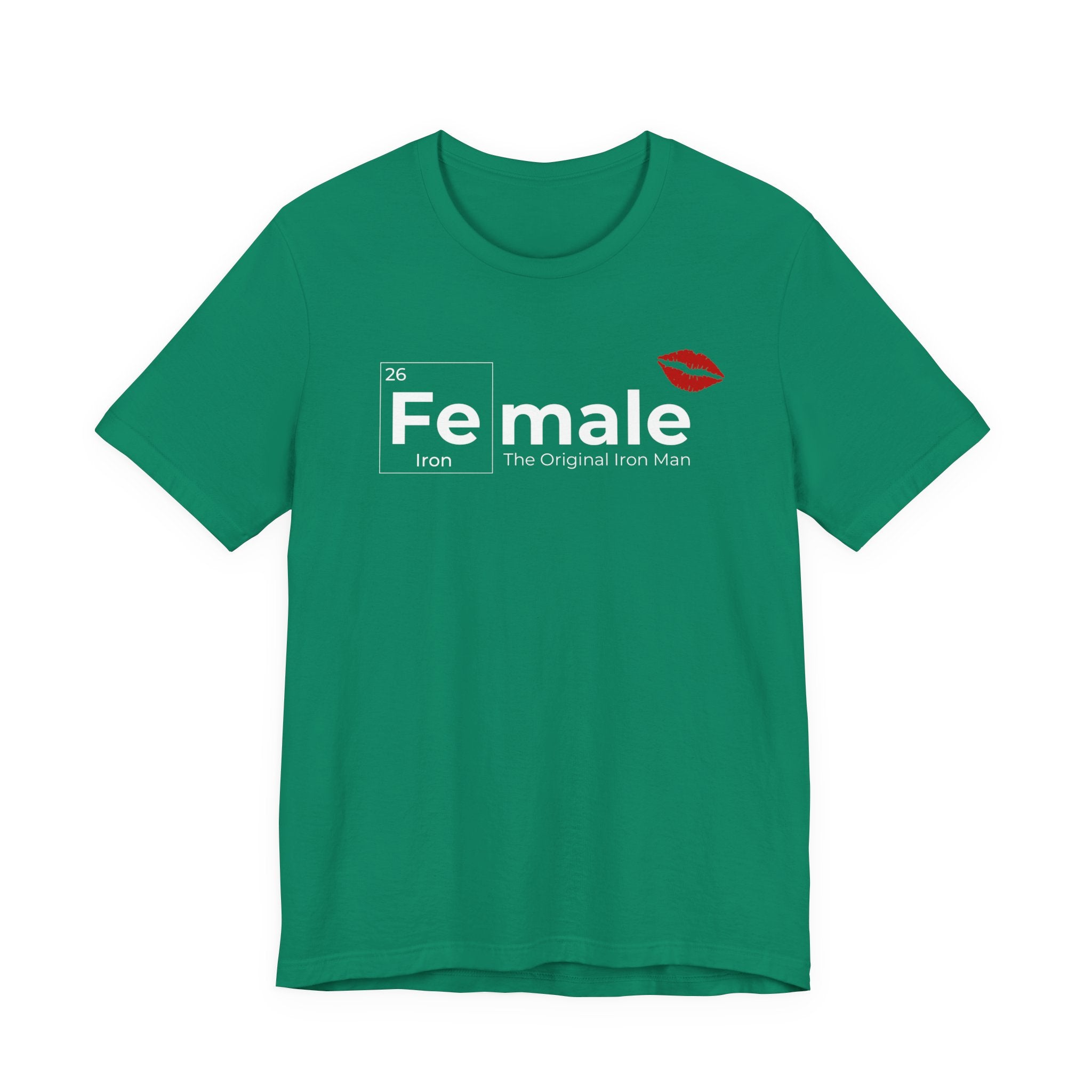 T-Shirt Fe-male The Original Iron Man Unisex Jersey Short Sleeve Tee