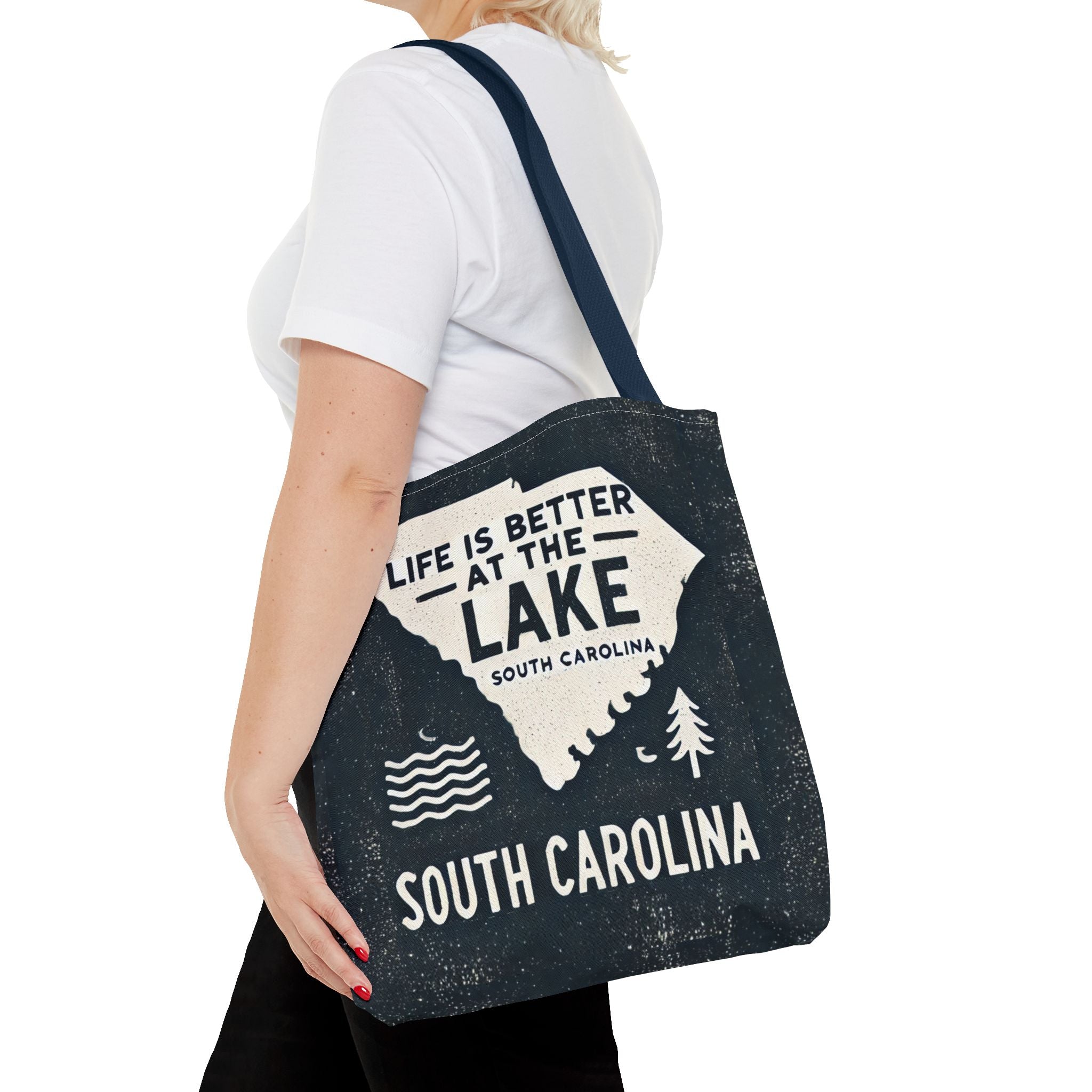Life Is Better at the Lake South Carolina Tote Bag