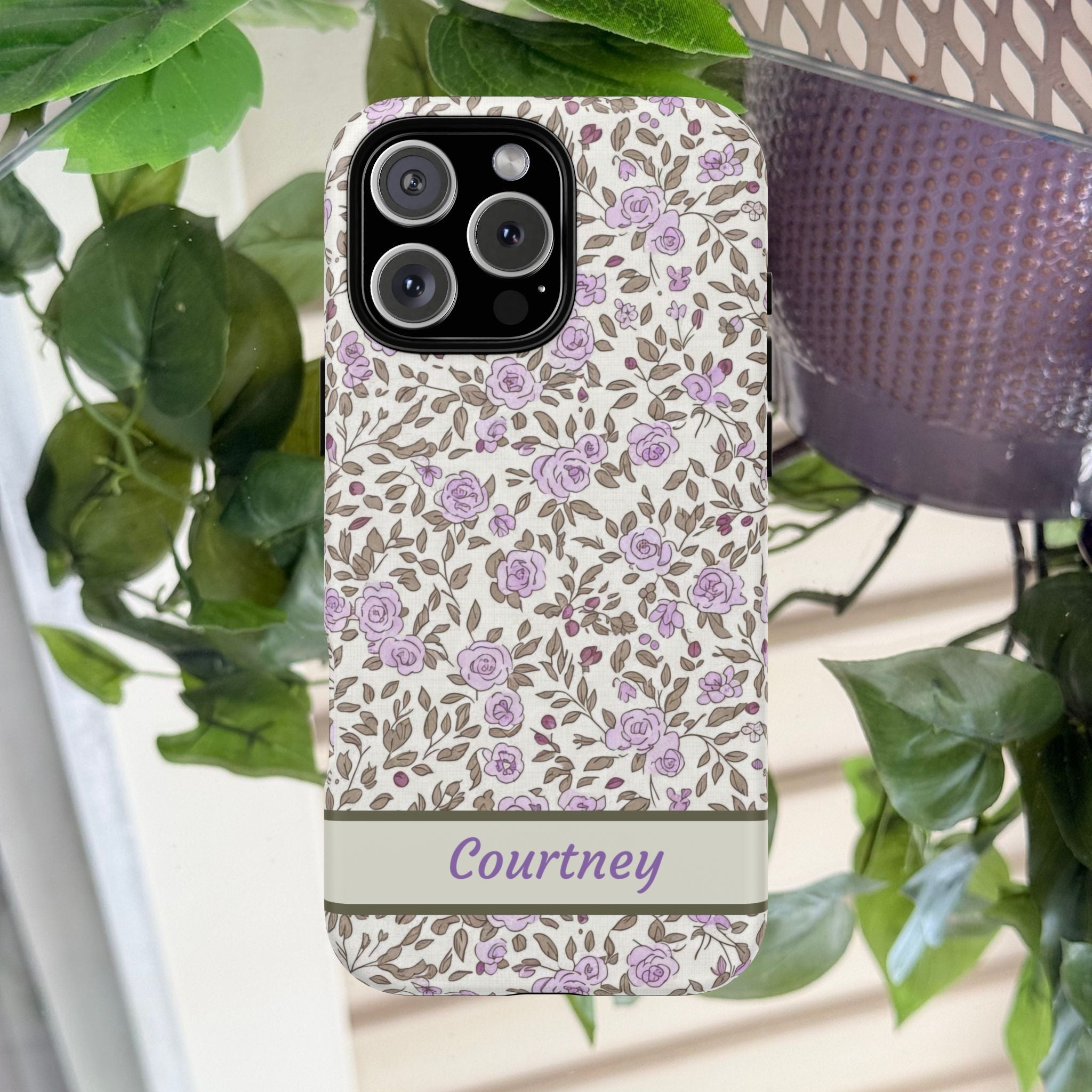 Fierce Purple iPhone Case — Tough Magnetic Protective Case