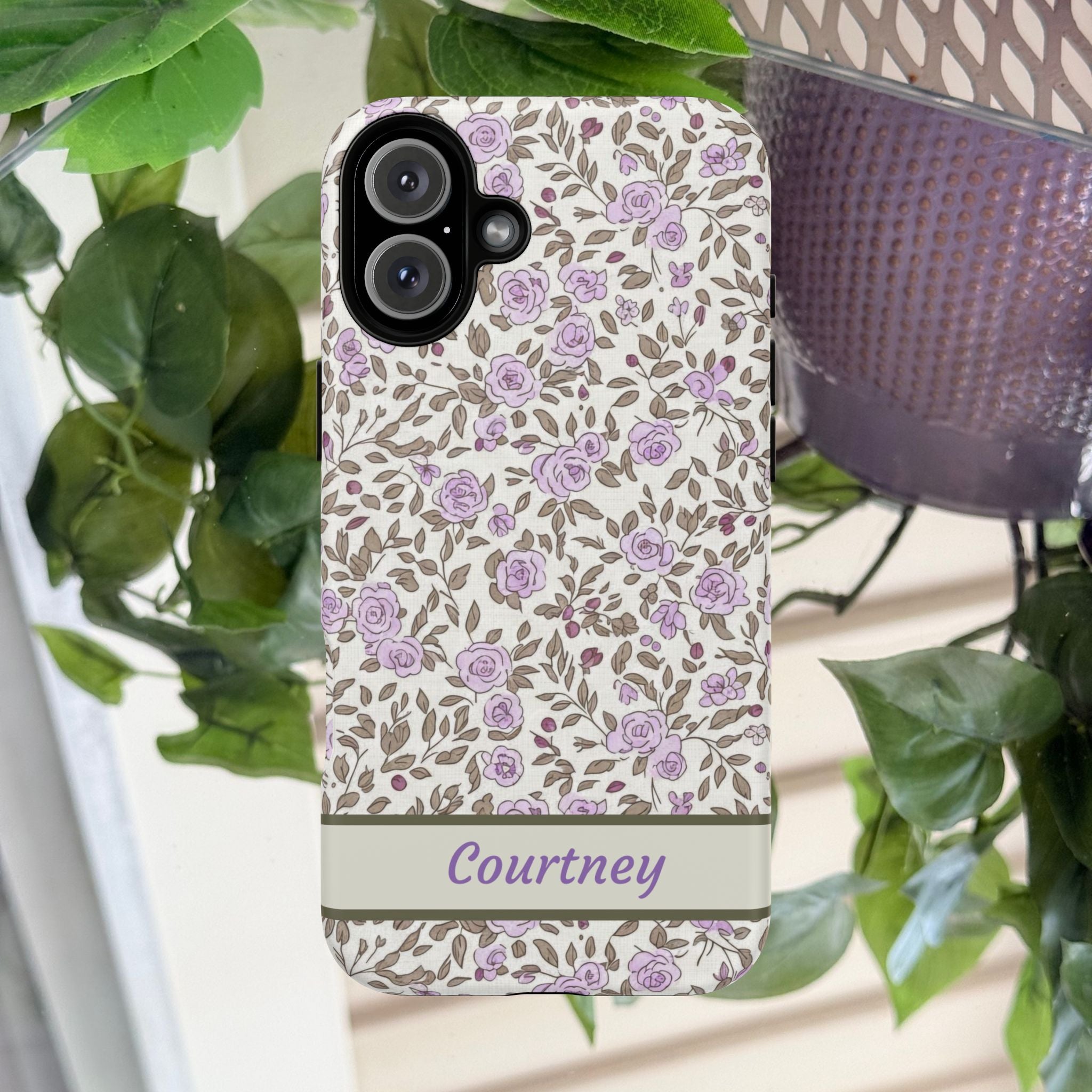 Fierce Purple iPhone Case — Tough Magnetic Protective Case