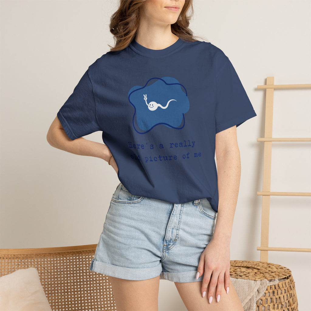 A really old picture of me Tshirt Cute Sperm Cartoon Tee