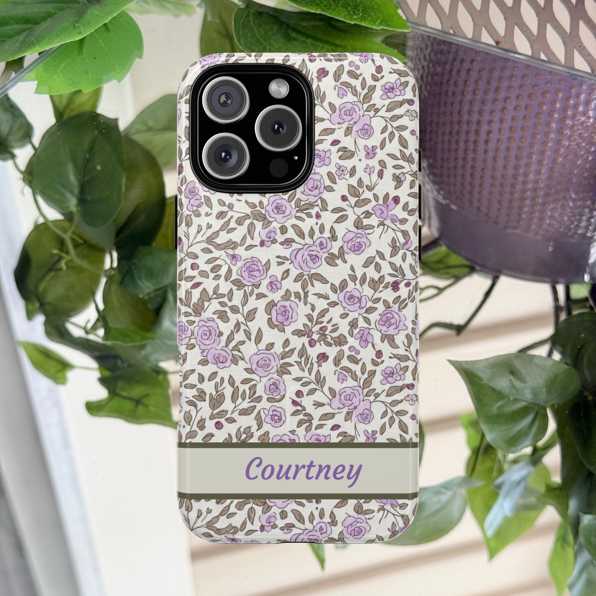 Fierce Purple iPhone Case — Tough Magnetic Protective Case