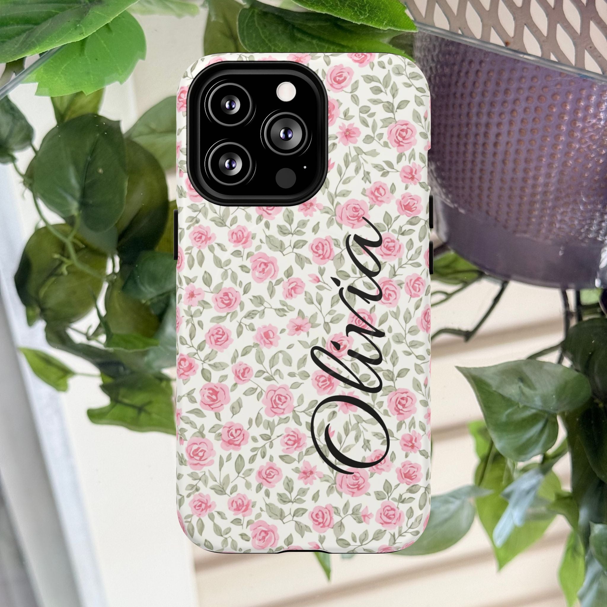 Pink Roses Magnetic Phone Case