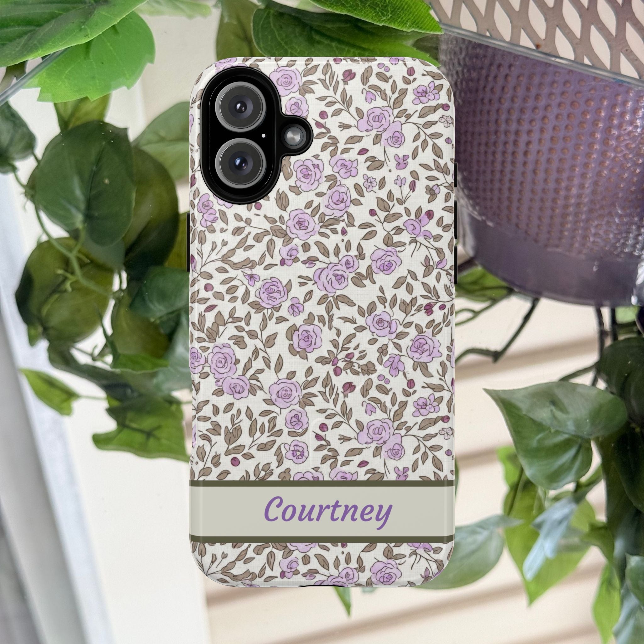 Fierce Purple iPhone Case — Tough Magnetic Protective Case