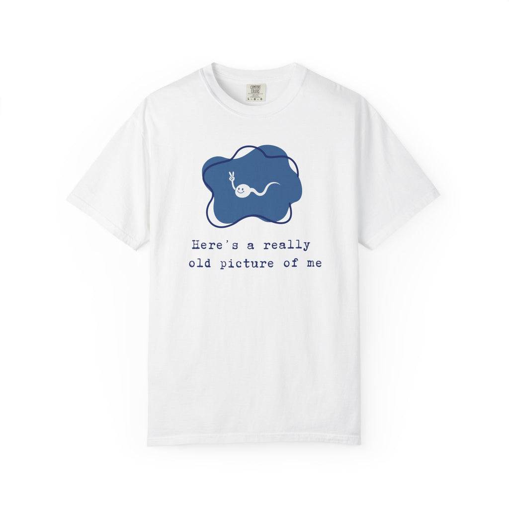 A really old picture of me Tshirt Cute Sperm Cartoon Tee