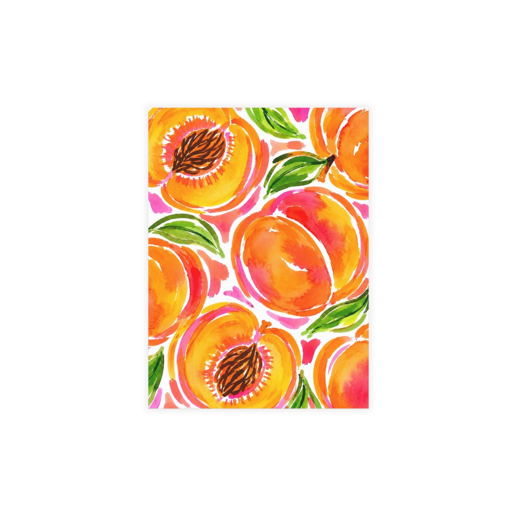Peach Floral | Just a Note | Postcard Bundle with Envelopes