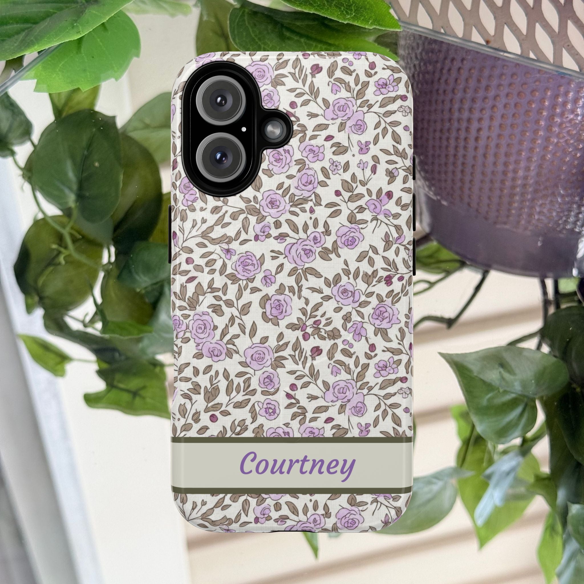 Fierce Purple iPhone Case — Tough Magnetic Protective Case