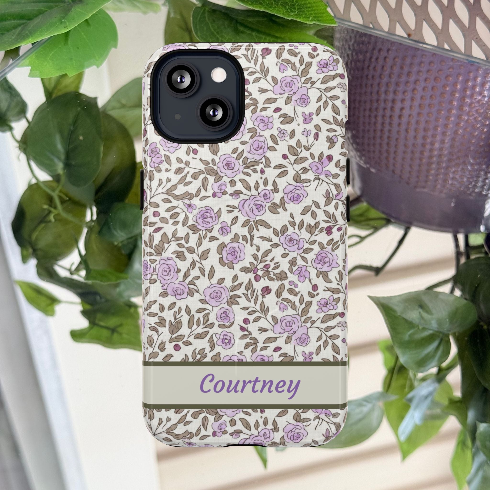 Fierce Purple iPhone Case — Tough Magnetic Protective Case