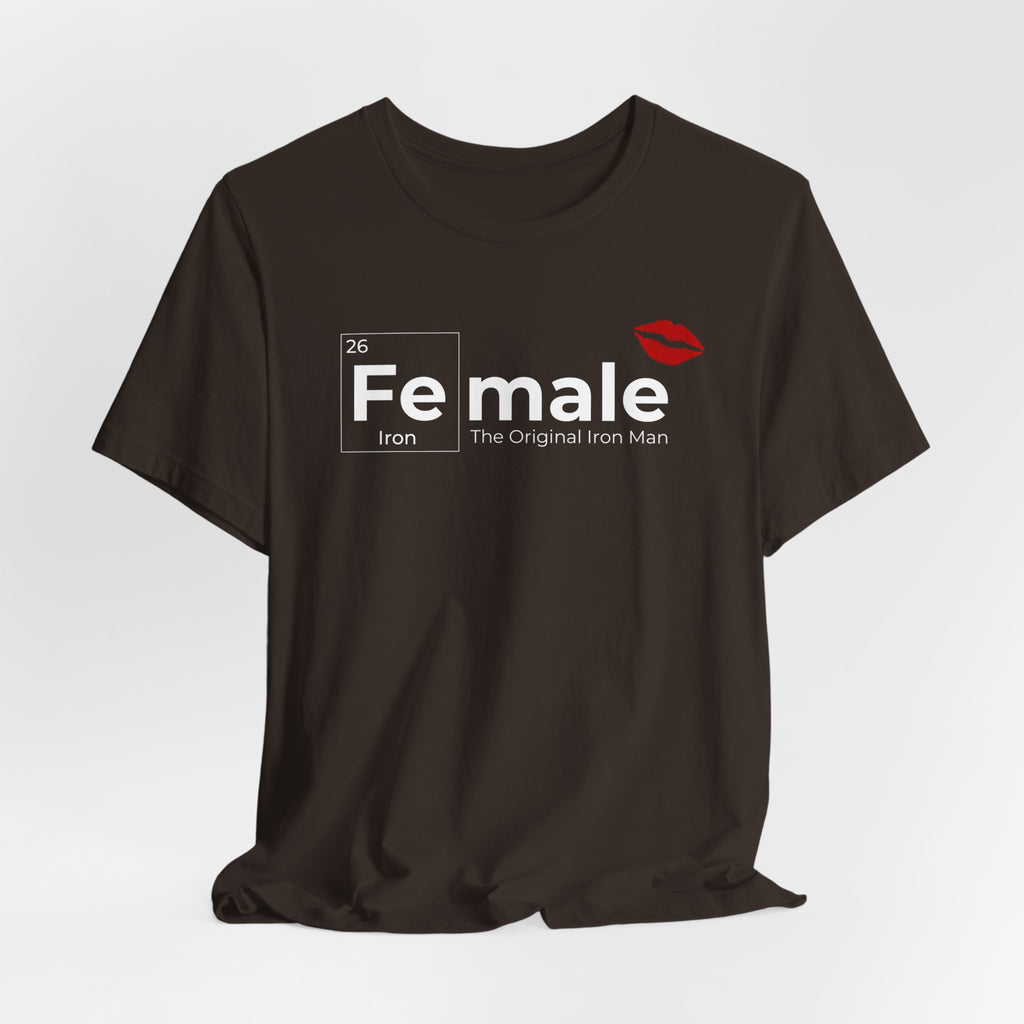 Tshhirt FeMale The Original Iron Man Unisex Jersey Short Sleeve Tee