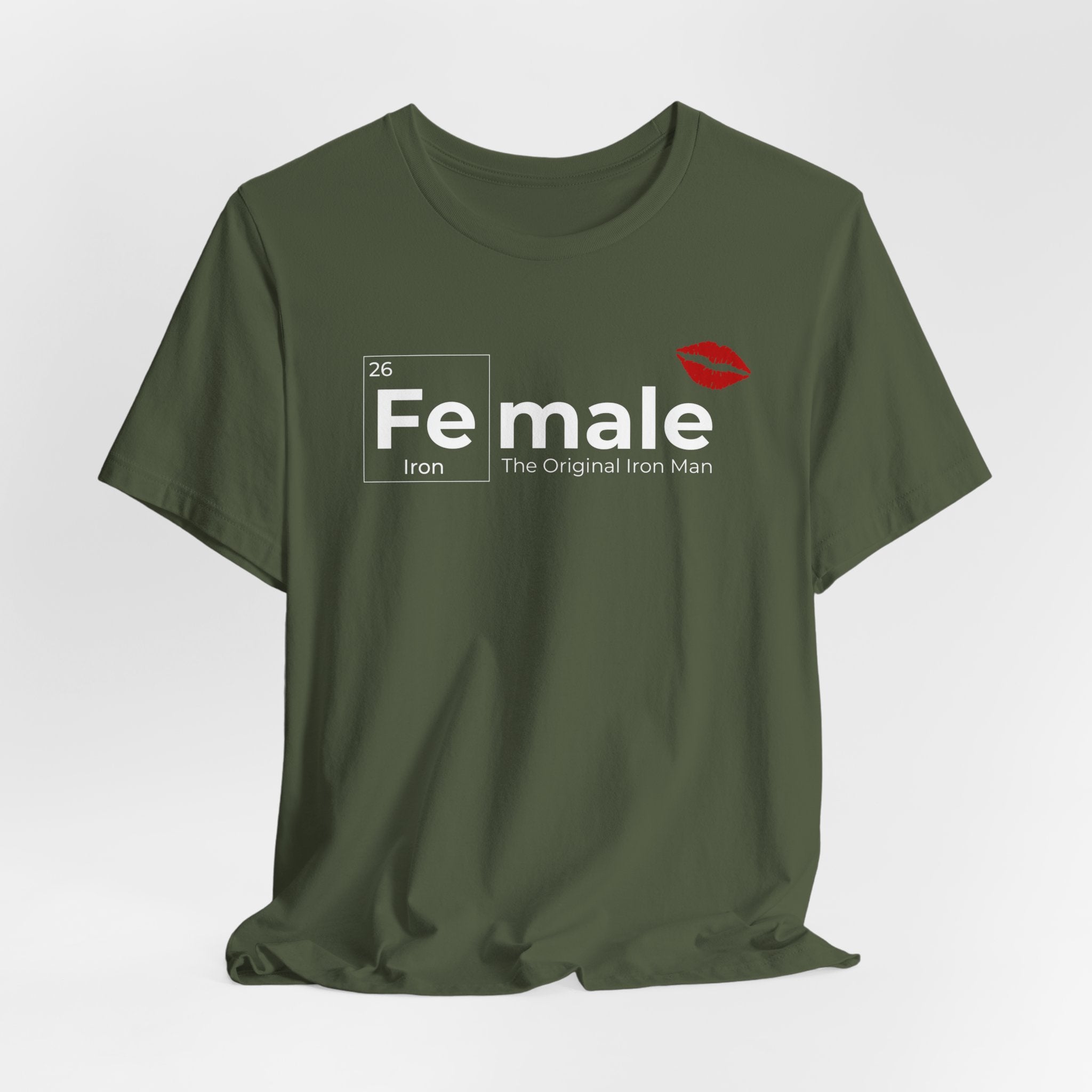 Tshhirt FeMale The Original Iron Man Unisex Jersey Short Sleeve Tee