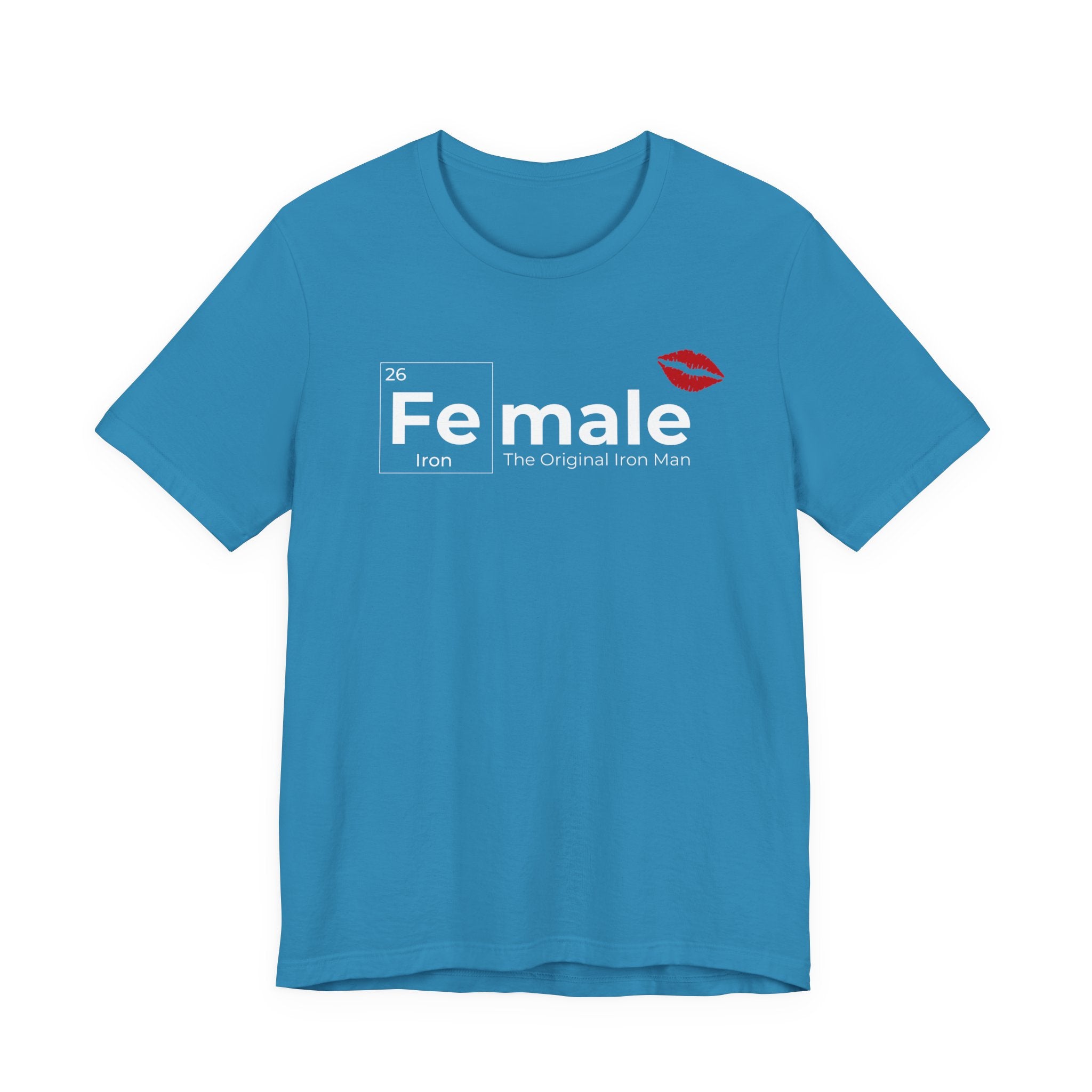 T-Shirt Fe-male The Original Iron Man Unisex Jersey Short Sleeve Tee