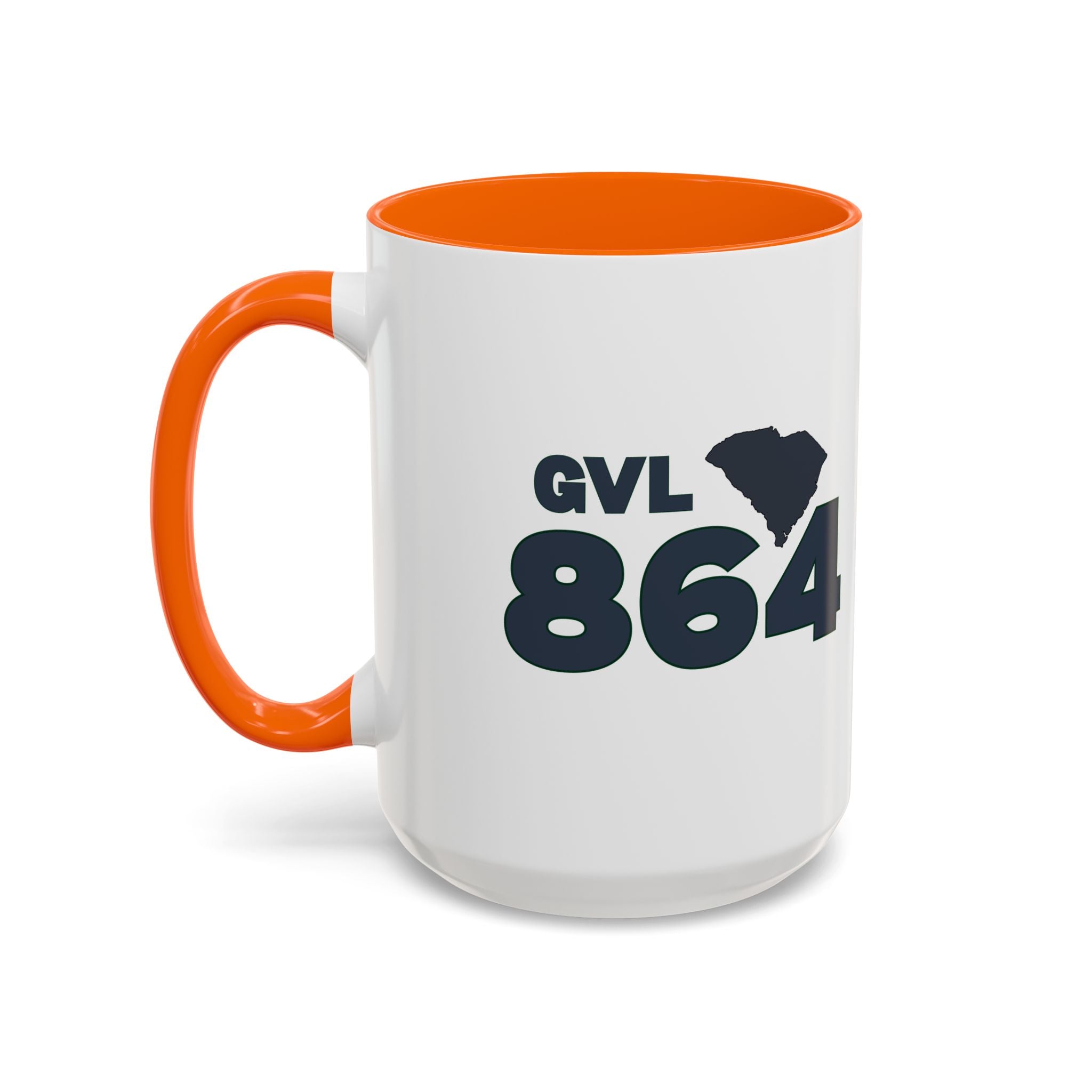 Greenville SC Accent Coffee Mug  GVL 864 Greenville South Carolina 11 and 15oz
