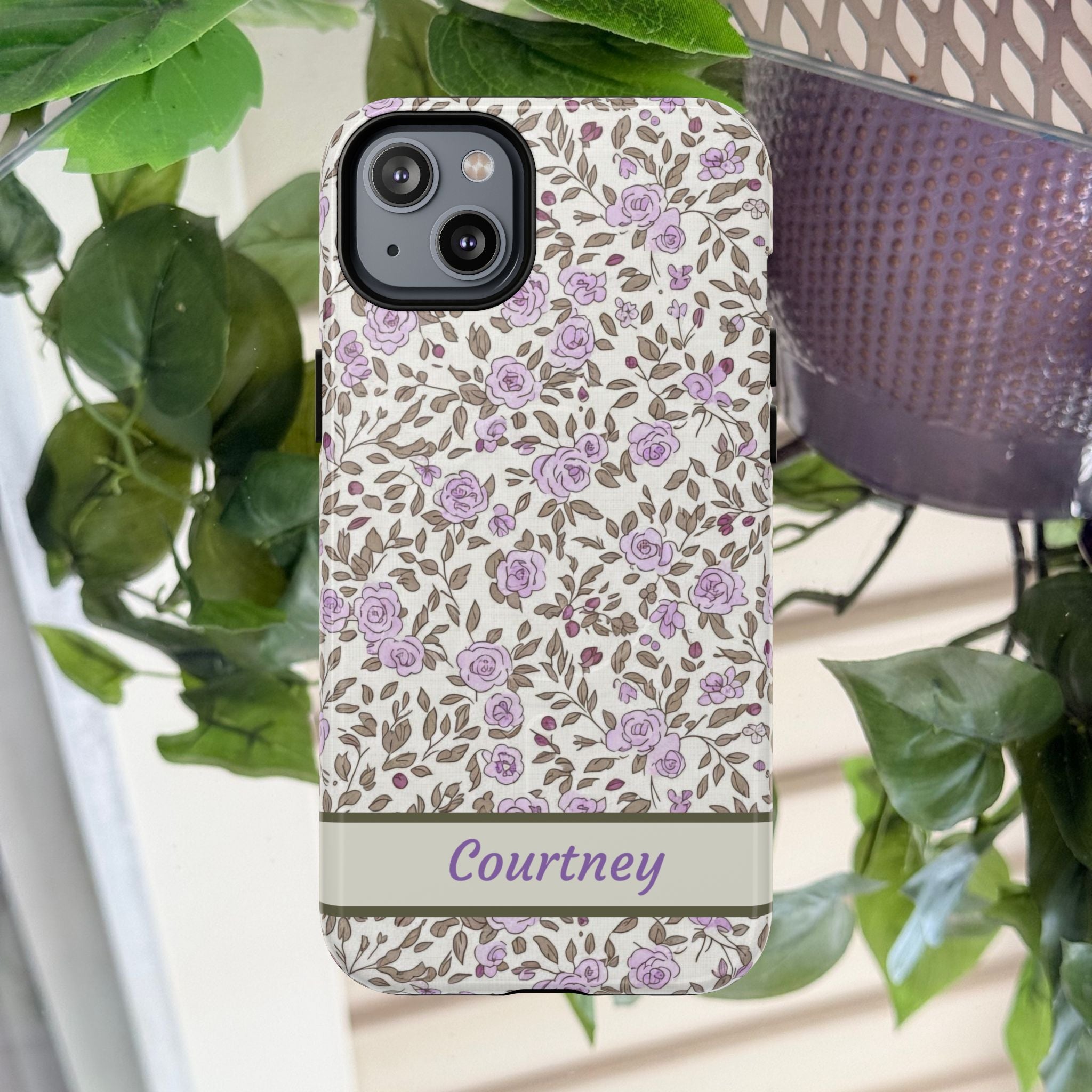 Fierce Purple iPhone Case — Tough Magnetic Protective Case
