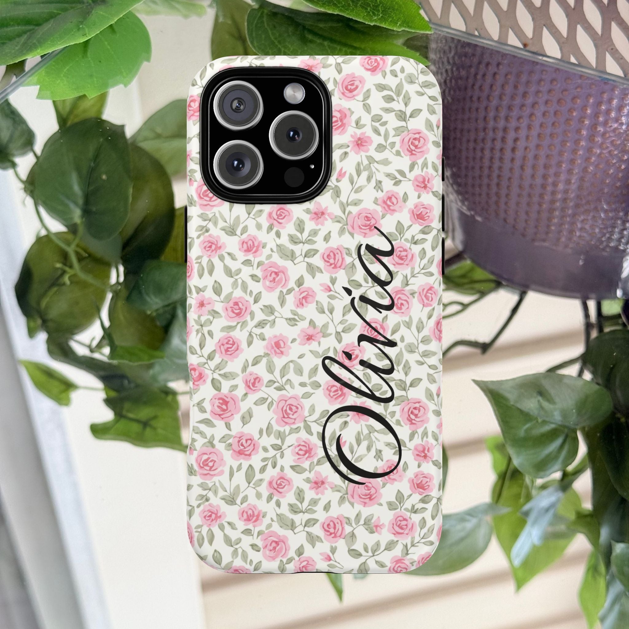 Pink Roses Magnetic Phone Case